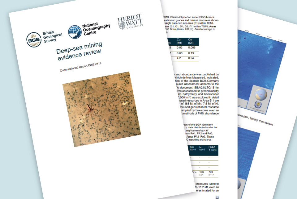 Deep-sea mining evidence review