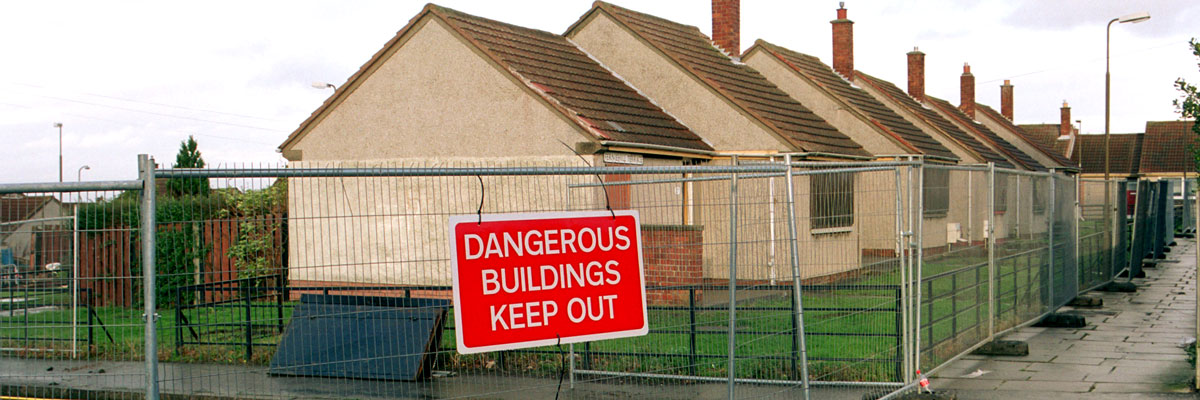 Ferniehill, Gilmerton, Edinburgh. Limestone mine subsidence event, BGS © UKRI.