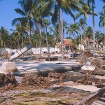 Aftermath of the tsunami that hit Thailand on Boxing Day (26 December) in 2004. BGS researcher Prof Dave Tappin was involved in the response effort in 2004. BGS is now involved in two projects to understand eruptive processes and implications for tsunami initiation at Krakatau, Indonesia. BGS © UKRI.