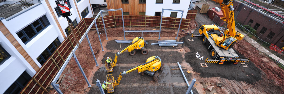 Computer server room building works BGS © UKRI.