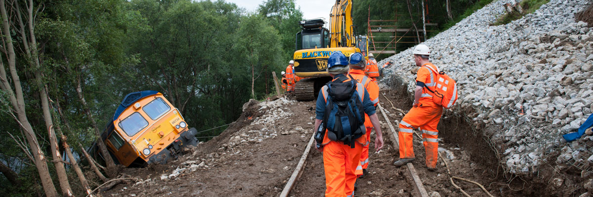 Stob Coire Sgrodain landslide, Scottish Highlands. BGS © UKRI.