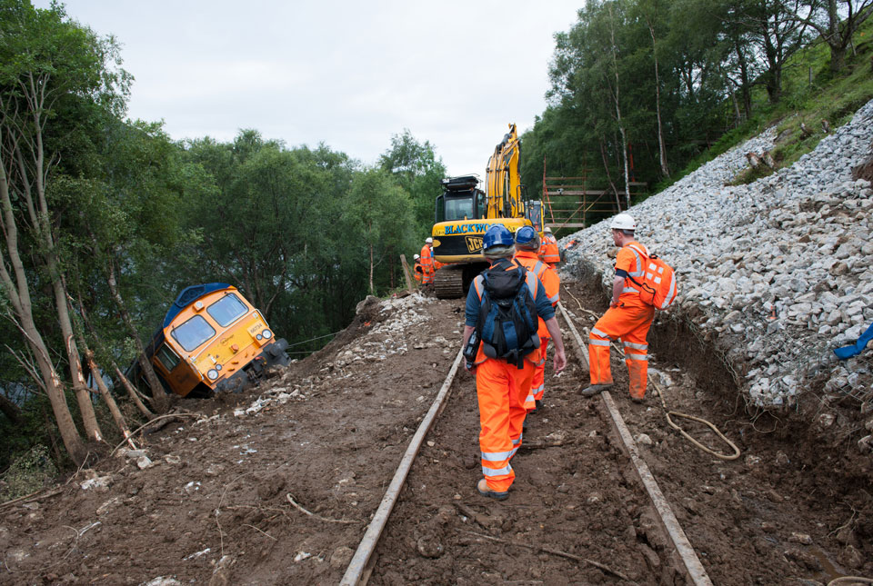 Stob Coire Sgrodain landslide, Scottish Highlands. BGS © UKRI.