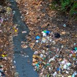 The river flowing through Kibera slum in Nairobi, Kenya. Upload date is 2019. Source: istock. Credit: MichaelMou85