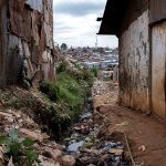 Kibera slum, the largest slum city in Nairobi city, Africa. Source: Africa924/istock