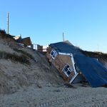 A property destroyed by erosion after the storm surge of 15th December 2013 in Hemsby, Norfolk. © P Witney BGS BGS, UKRI