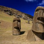 Moai at Rano Raraku, Easter Island (Image: Wikipedia).