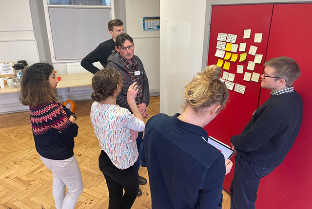 BGS hosted a ‘design sprint’ in Exeter with our partners and local land managers and advisors: Exmoor National Park, Clinton Devon Estates and Clyst Valley Regional Park. BGS © UKRI.