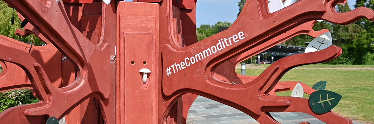 The Commoditree public engagement festival stand