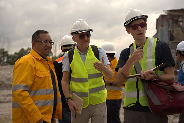 Clive Mitchell and Tom Bide learning local best practice in Malaysia. © KUMPULAN SEMESTA SDN. BHD