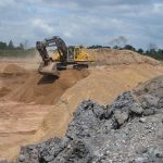 Sand mining. BGS © UKRI.