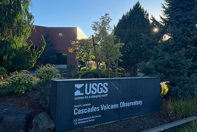 Cascades Volcano Observatory, where we discussed with USGS scientists about MSH and its eruptions. Samantha Engwell © BGS / UKRI