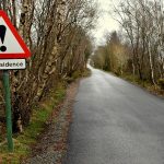 Subsidence warning notice, Arvalee © Kenneth Allen cc-by-sa/2.0. Geograph Britain and Ireland