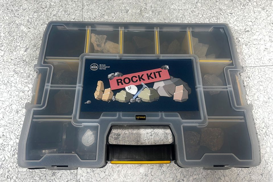 Rock kit box. © BGS / UKRI