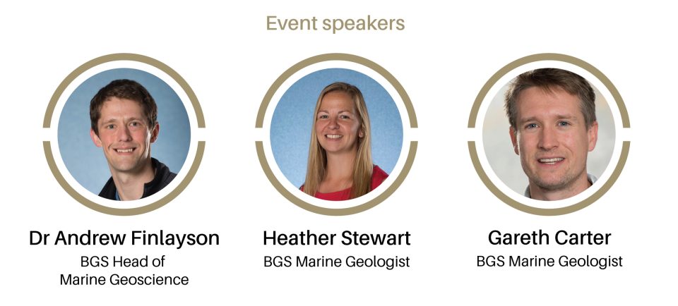 Geology beneath the waves - event speakers