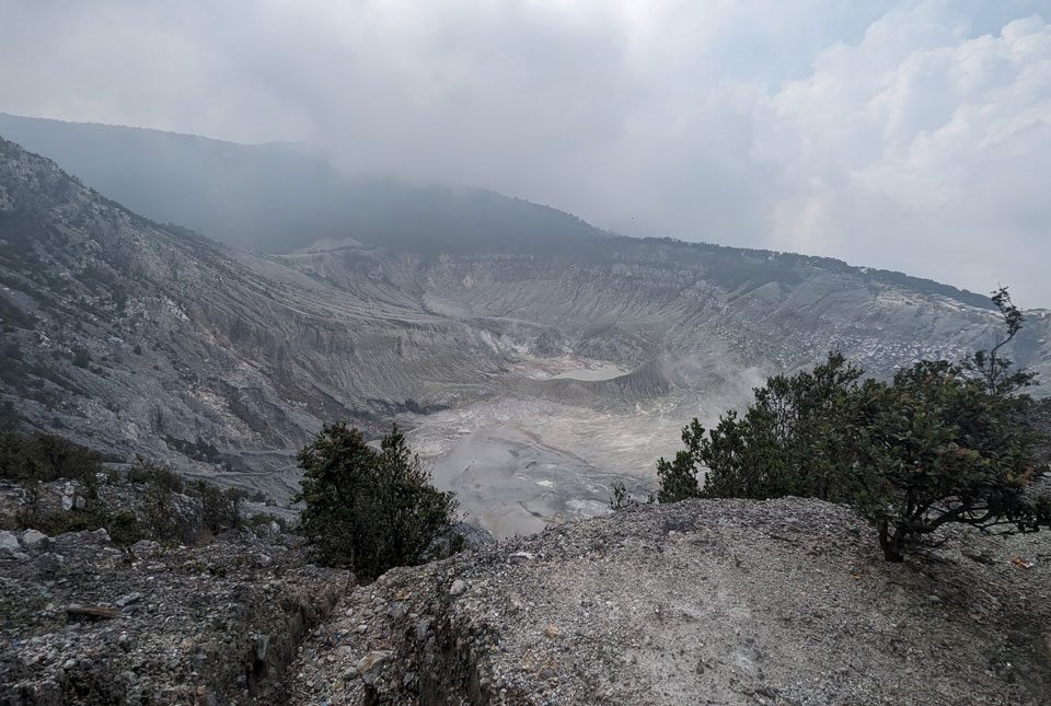 The Tangkuban Perahu caldera