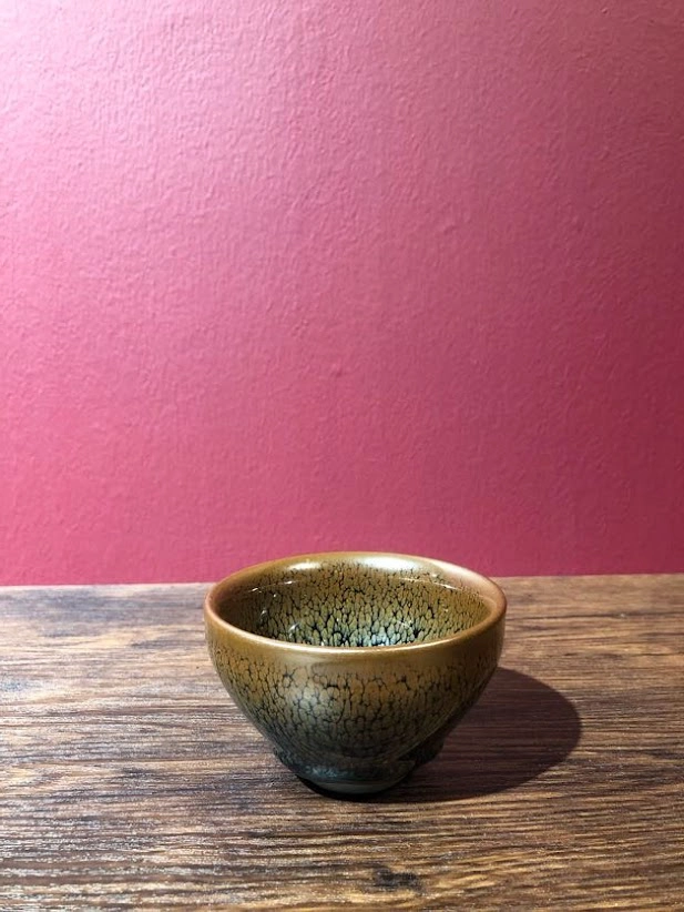 One of the glazed and highly valued teacups on display at the Pinglin Tea Museum, New Taipei City. © John Bloomfield