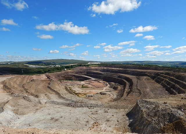 Hemerdon mine, Devon. BGS © UKRI.