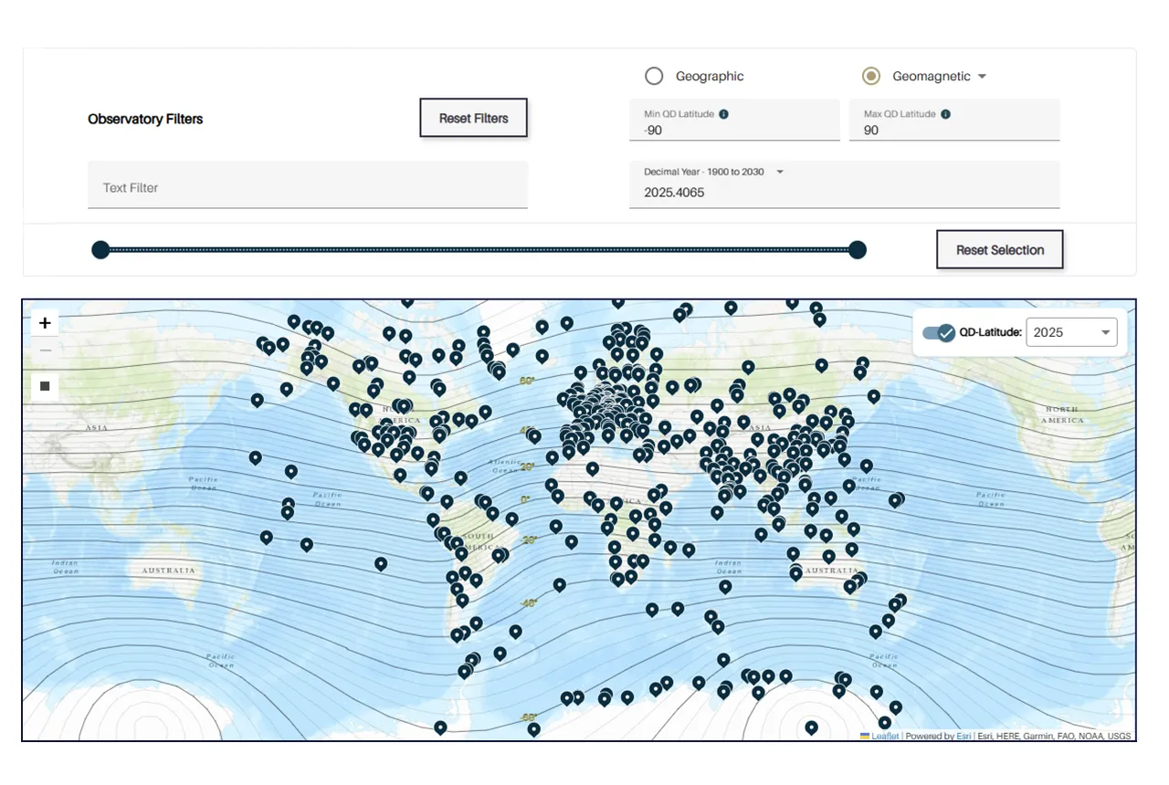 Screenshot of the data portal. BGS © UKRI 2025.