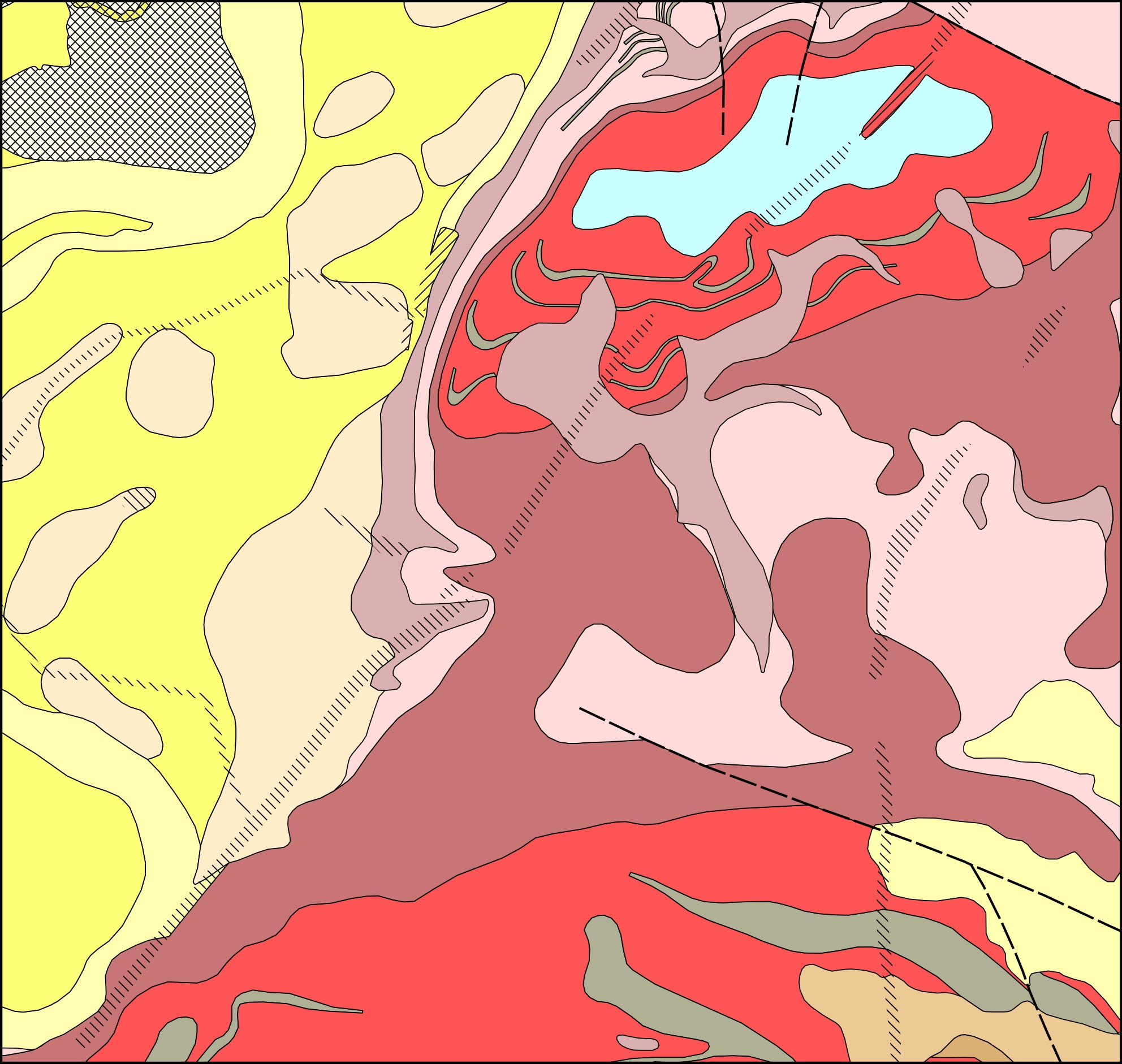 BGS Geology 10K and 25K in the south Nottinghamshire region. BGS © UKRI.