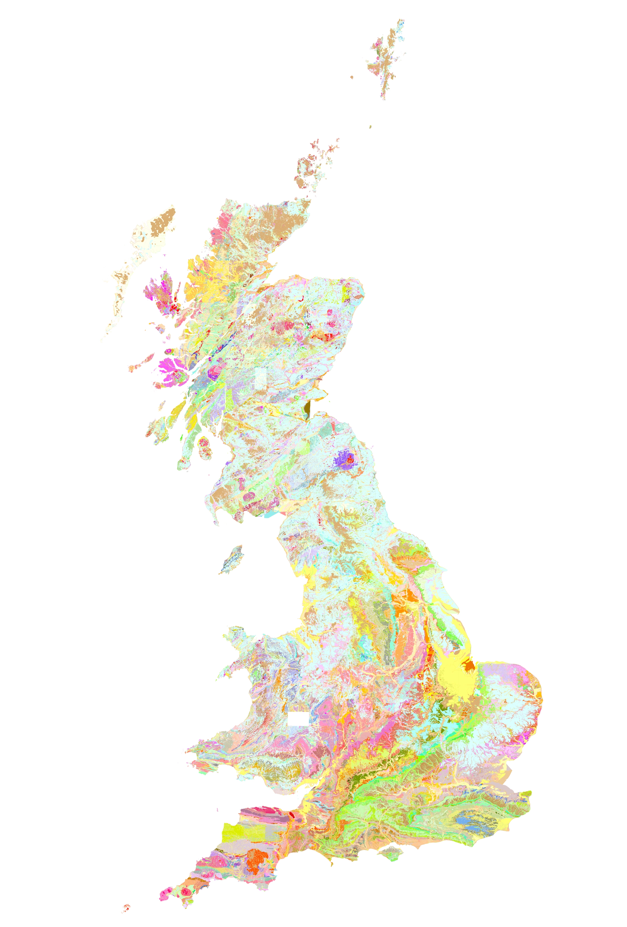 The latest version of BGS Geology 50K now covers the majority of Great Britain and the Isle of Man, an estimated 236 000 km2. BGS © UKRI.
