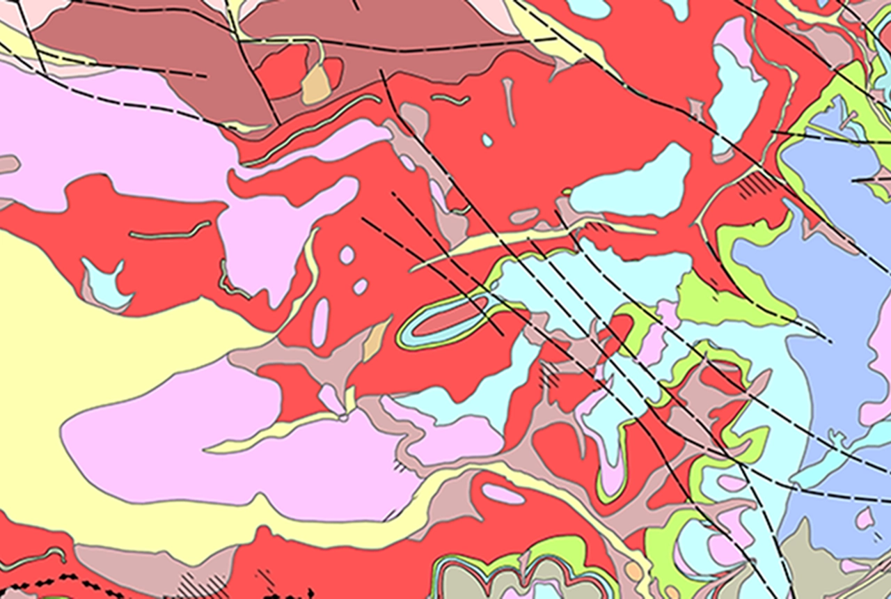 BGS Geology 50K data shown for the south Nottinghamshire area. BGS © UKRI.