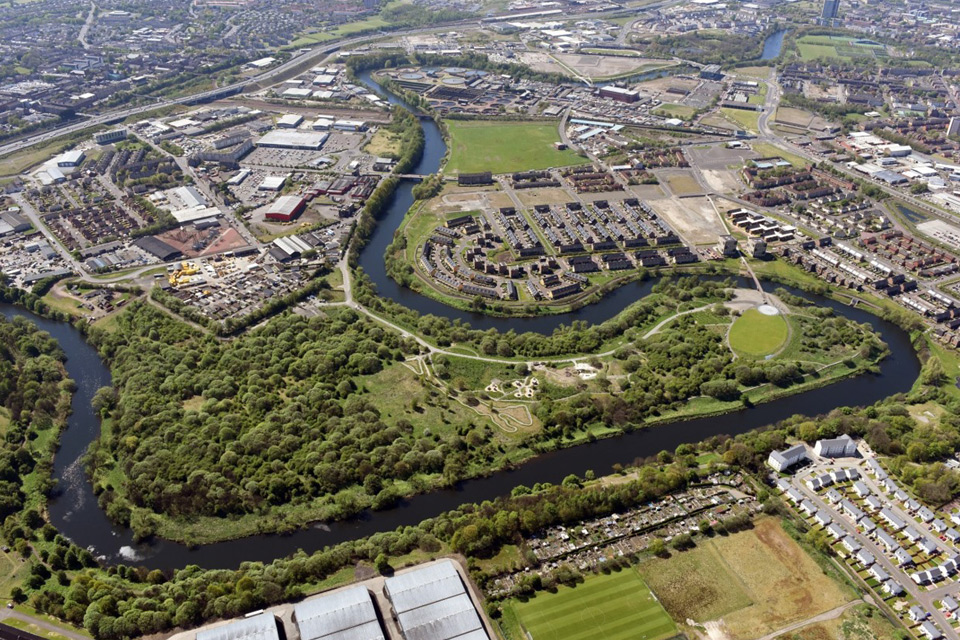 Cuningar Loop in Glasgow. Home to one of the UK Geoenergy Observatories, investigating the potential to use heat stored in flooded, abandoned mines as a sustainable energy source. Photo by Clyde Gateway