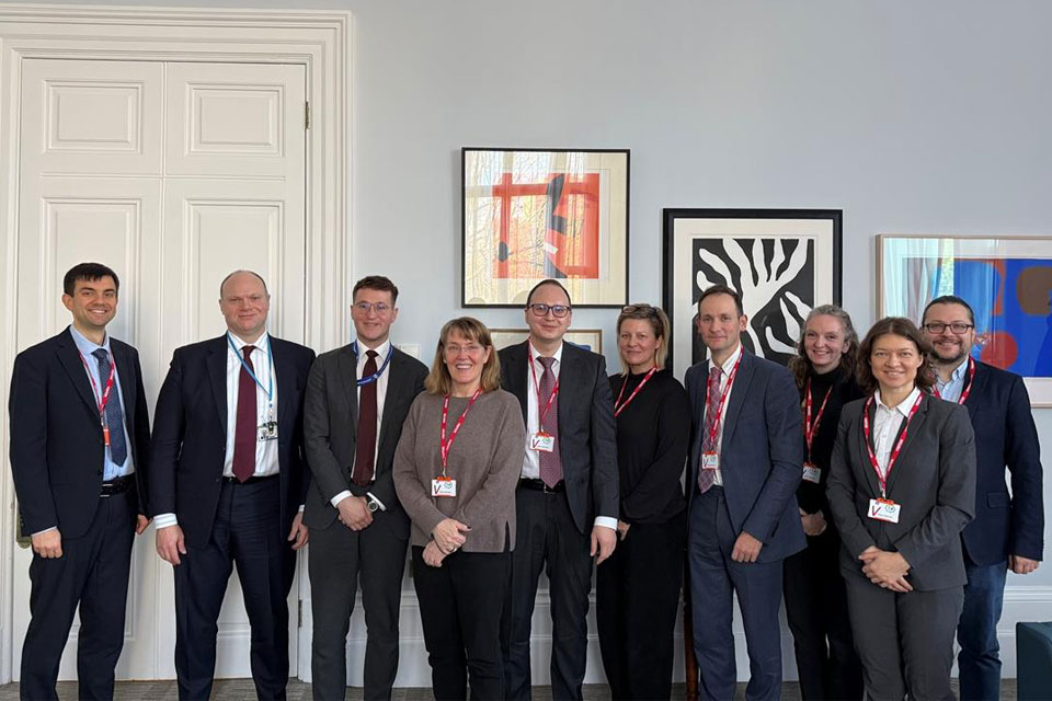 Deputy Minister of Economy, Environment and Agriculture of Ukraine Yehor Perelyhin meeting with representatives of the British Geological Survey.