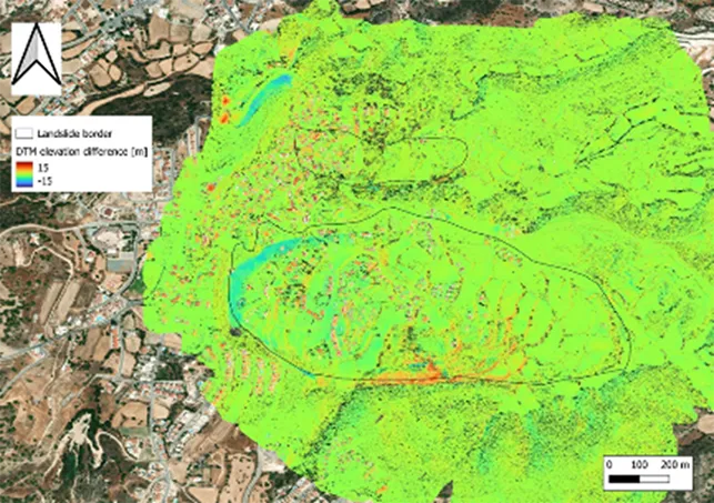 Deriving rates of motion using high resolution imagery and satellite radar.