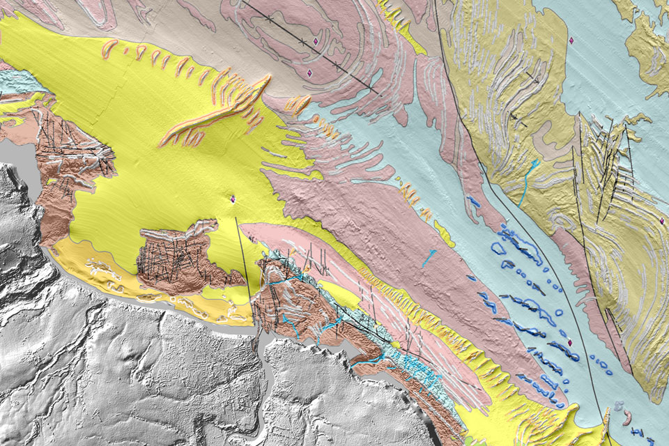Seabed geology 1:10 000 map, offshore Yorkshire. BGS @ UKRI 2025