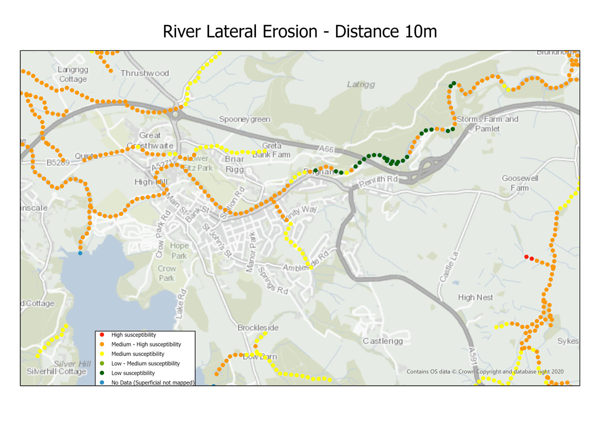 GeoScour Tier 3: River lateral erosion susceptibility
