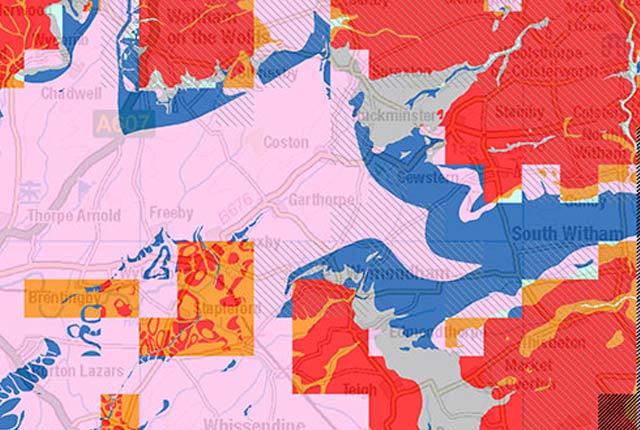Groundwater vulnerability data