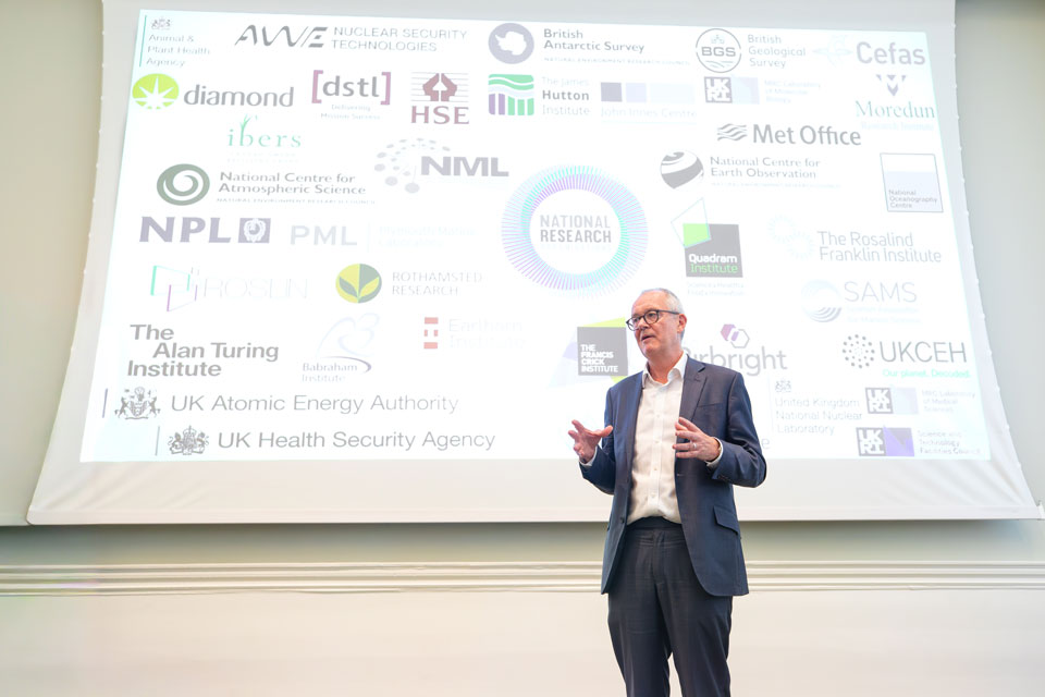 National Research Organisations Group launch with Minister Vallance