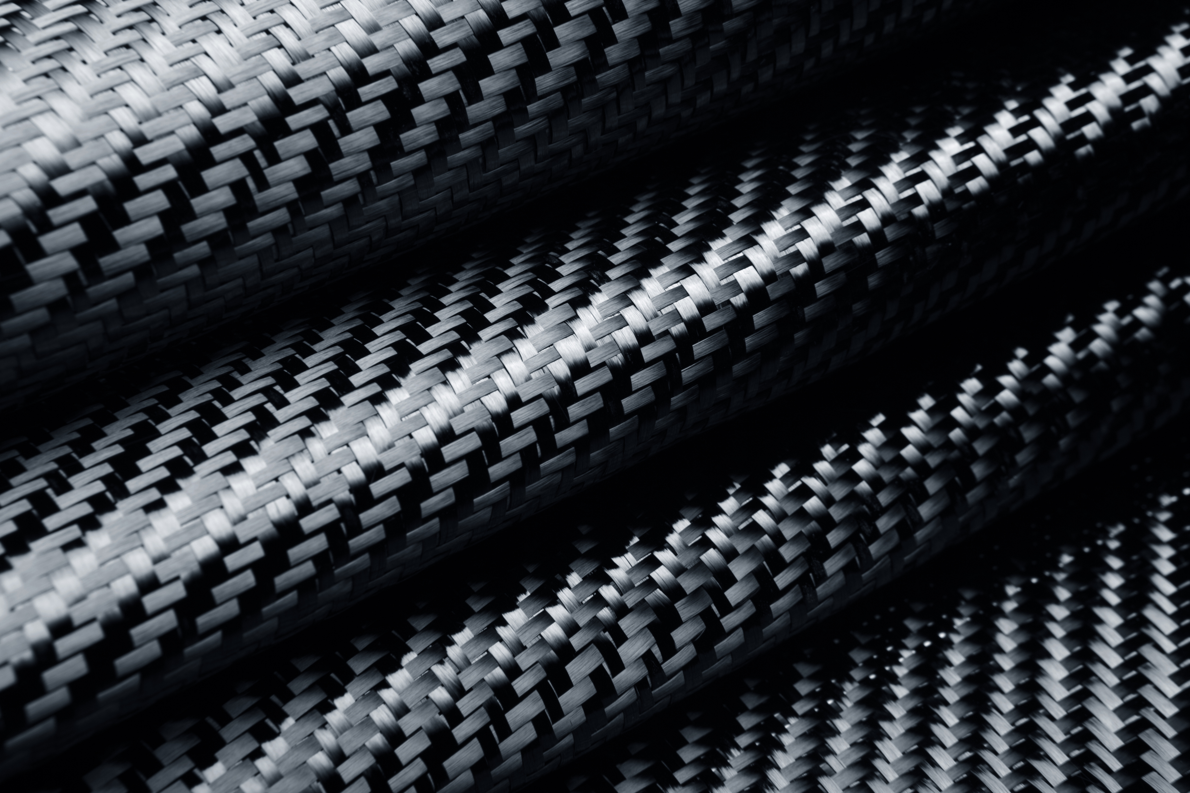 Folded raw carbon fiber cloth. © iStockPhoto