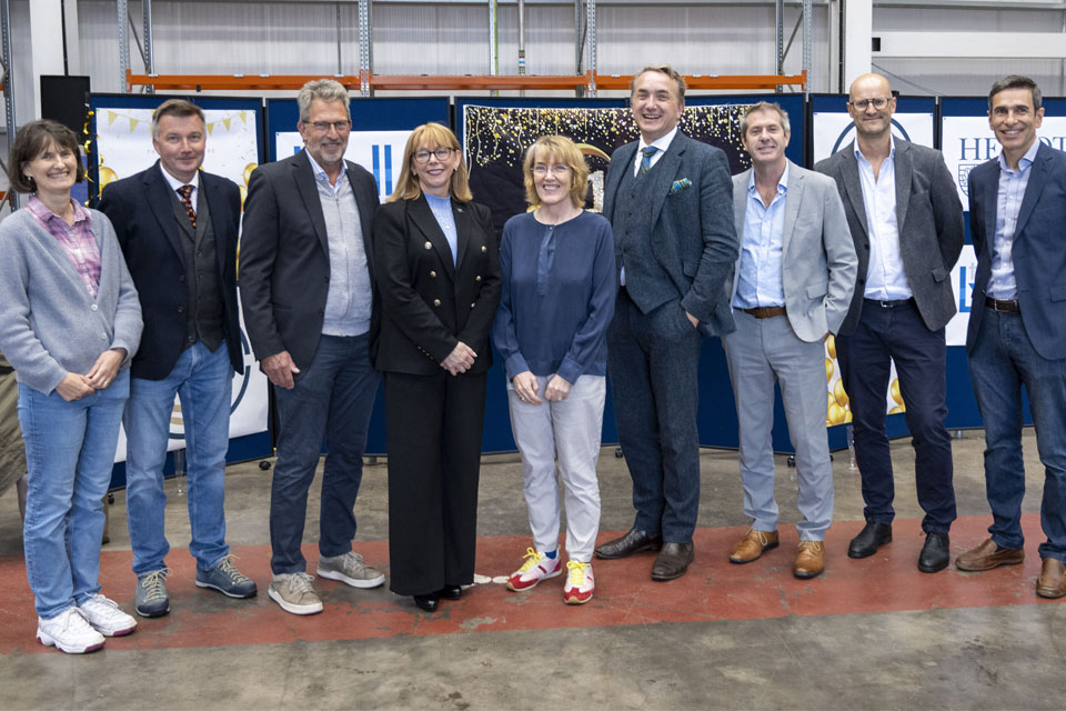 Colleagues from the British Geological Survey and Heriot-Watt University celebrate 10 Years of The Lyell Centre
