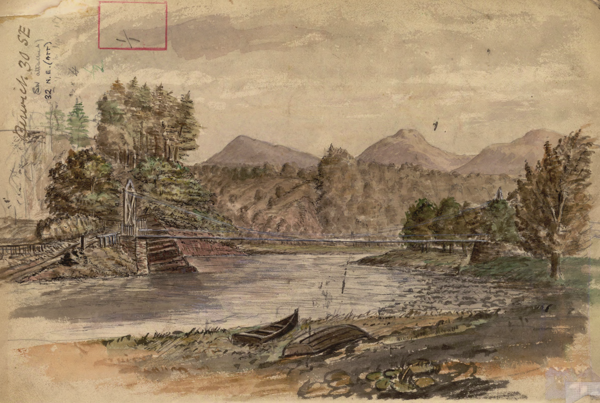 watercolour-painting-of-th-dryburgh-suspension-bridge