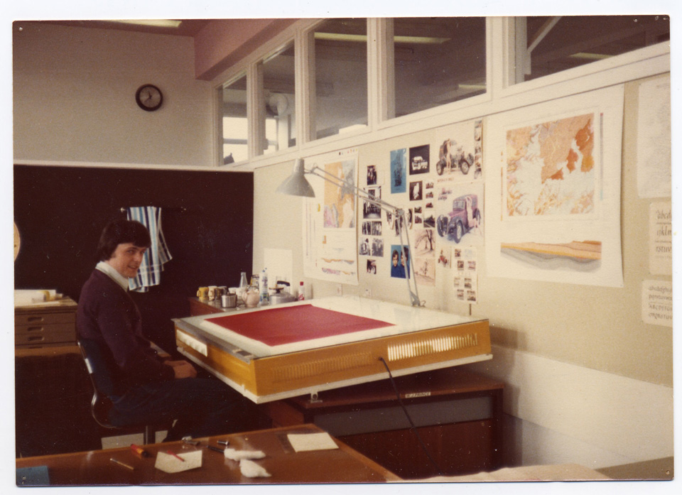 First BGS staff arrive on site in the 1970s